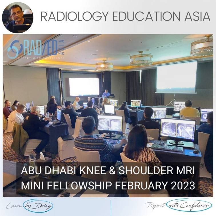 guided knee shoulder MRI Fellowship abu dhabi uae radedasia