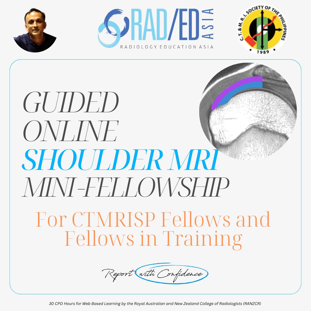 shoulder mri msk online musculoskeletal course learn radiology imaging radedasia ctmrisp