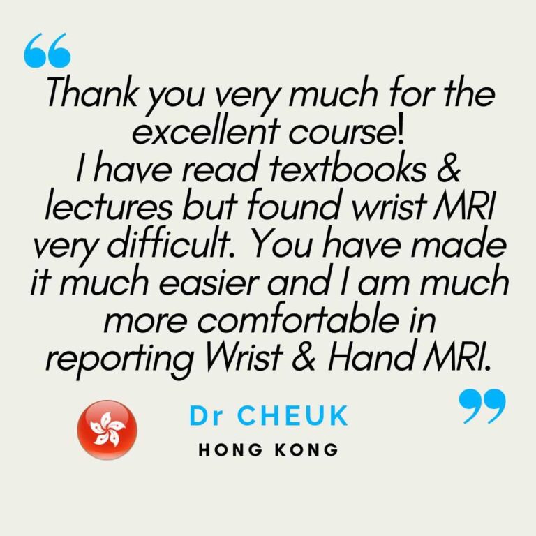 wrist hand radiology learn online mri msk spine xray radiology imaging guided course radedasia hongkong cheuk thomas ho