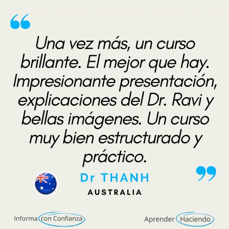 Testimonios de especialistas médicos (radiólogos, médicos especialistas en dolor y médicos especialistas en medicina deportiva) que destacan la relevancia clínica, el impacto diagnóstico y la estructura educativa de los programas de formación en resonancia magnética de RadEdAsia en el ámbito de las imágenes musculoesqueléticas y de la columna vertebral.