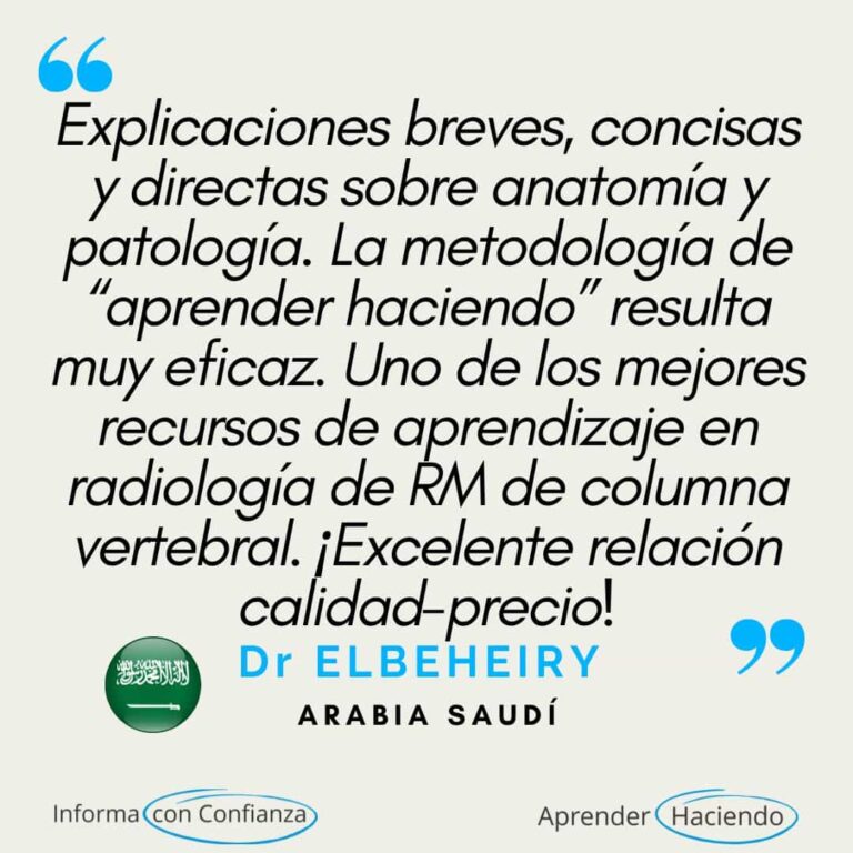Testimonios de especialistas médicos (radiólogos, médicos especialistas en dolor y médicos especialistas en medicina deportiva) que destacan la relevancia clínica, el impacto diagnóstico y la estructura educativa de los programas de formación en resonancia magnética de RadEdAsia en el ámbito de las imágenes musculoesqueléticas y de la columna vertebral.