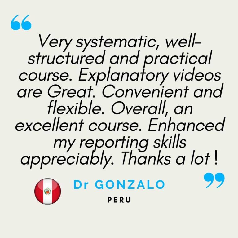 Medical specialist testimonials—radiologists, pain physicians, and sports medicine doctors—highlighting the clinical relevance, diagnostic impact, and educational structure of RadEdAsia’s MRI training programs across musculoskeletal and spine imaging.