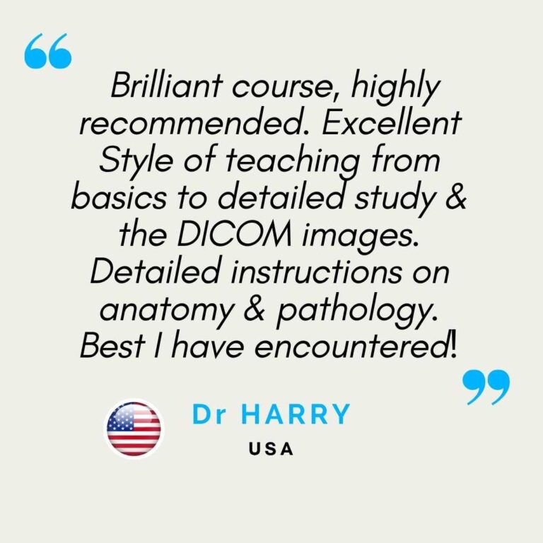 Medical specialist testimonials—radiologists, pain physicians, and sports medicine doctors—highlighting the clinical relevance, diagnostic impact, and educational structure of RadEdAsia’s MRI training programs across musculoskeletal and spine imaging.