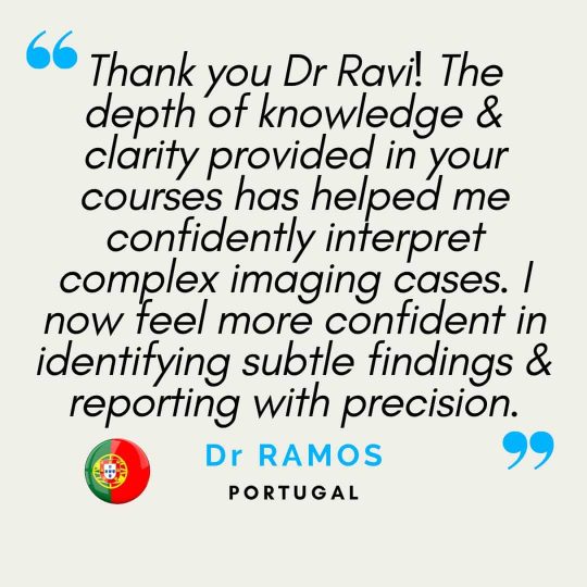 Medical specialist testimonials—radiologists, pain physicians, and sports medicine doctors—highlighting the clinical relevance, diagnostic impact, and educational structure of RadEdAsia’s MRI training programs across musculoskeletal and spine imaging.