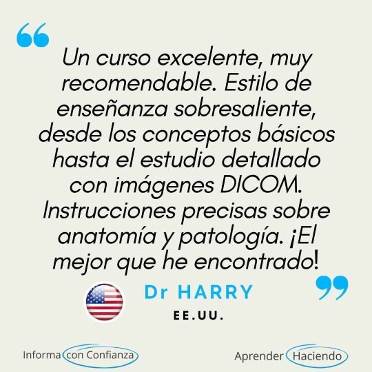 Testimonios de especialistas médicos (radiólogos, médicos especialistas en dolor y médicos especialistas en medicina deportiva) que destacan la relevancia clínica, el impacto diagnóstico y la estructura educativa de los programas de formación en resonancia magnética de RadEdAsia en el ámbito de las imágenes musculoesqueléticas y de la columna vertebral.