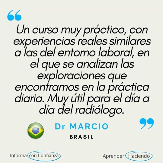 Testimonios de especialistas médicos (radiólogos, médicos especialistas en dolor y médicos especialistas en medicina deportiva) que destacan la relevancia clínica, el impacto diagnóstico y la estructura educativa de los programas de formación en resonancia magnética de RadEdAsia en el ámbito de las imágenes musculoesqueléticas y de la columna vertebral.