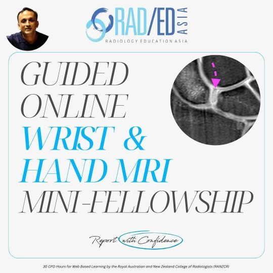 msk wrist hand finger mri radiology learn online course radedasia