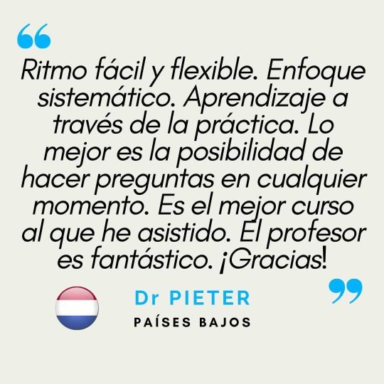 Testimonios de especialistas médicos (radiólogos, médicos especialistas en dolor y médicos especialistas en medicina deportiva) que destacan la relevancia clínica, el impacto diagnóstico y la estructura educativa de los programas de formación en resonancia magnética de RadEdAsia en el ámbito de las imágenes musculoesqueléticas y de la columna vertebral.