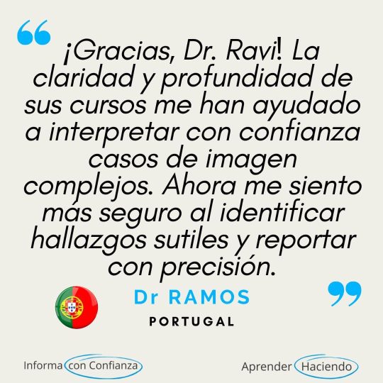 Testimonios de especialistas médicos (radiólogos, médicos especialistas en dolor y médicos especialistas en medicina deportiva) que destacan la relevancia clínica, el impacto diagnóstico y la estructura educativa de los programas de formación en resonancia magnética de RadEdAsia en el ámbito de las imágenes musculoesqueléticas y de la columna vertebral.
