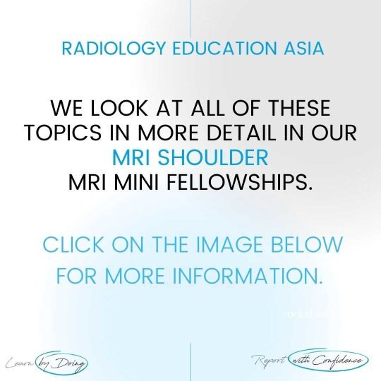 shoulder msk mri learn radiology online radedasia